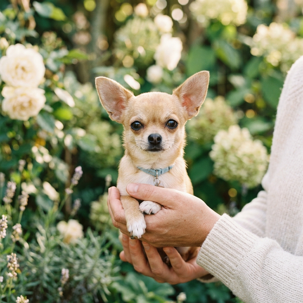 A cute rescue Chihuahua looking for a loving home