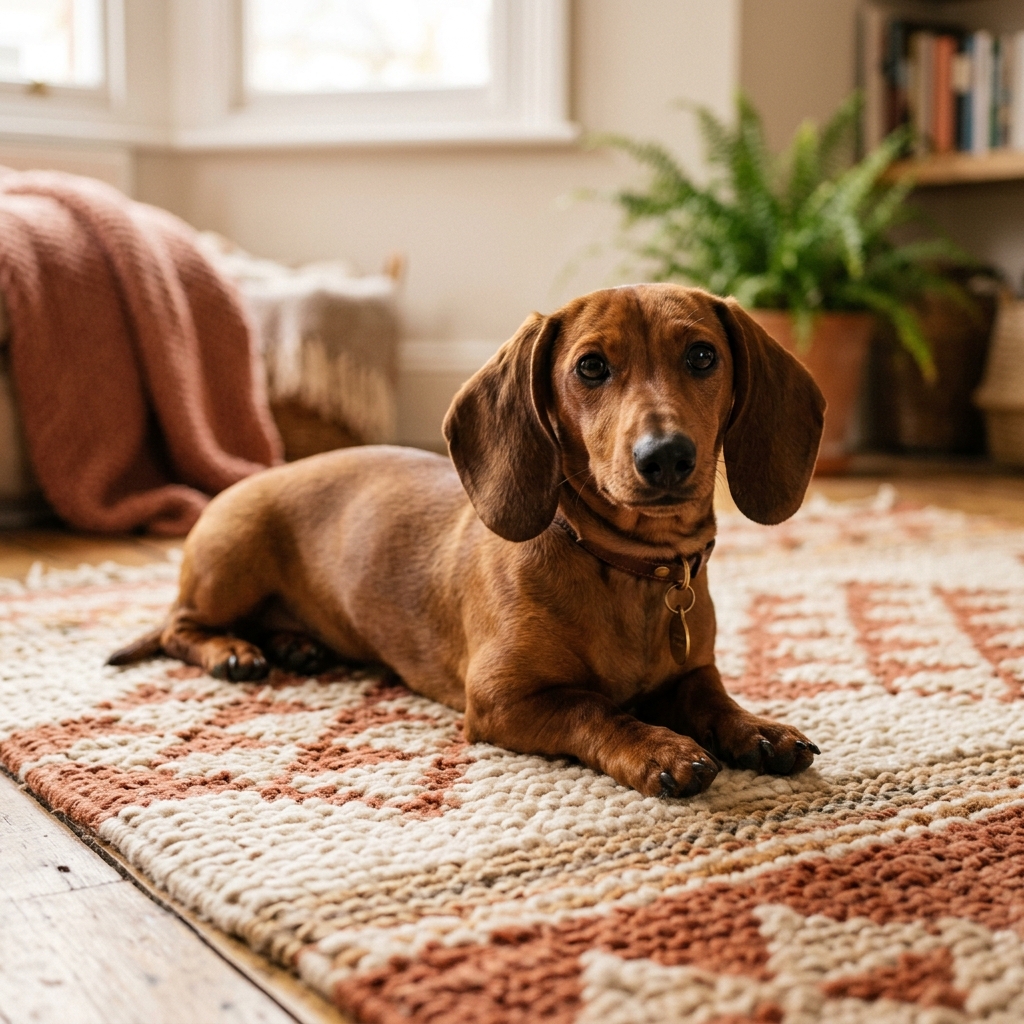 A cute rescue Dachshund (Sausage Dog) looking for a loving home