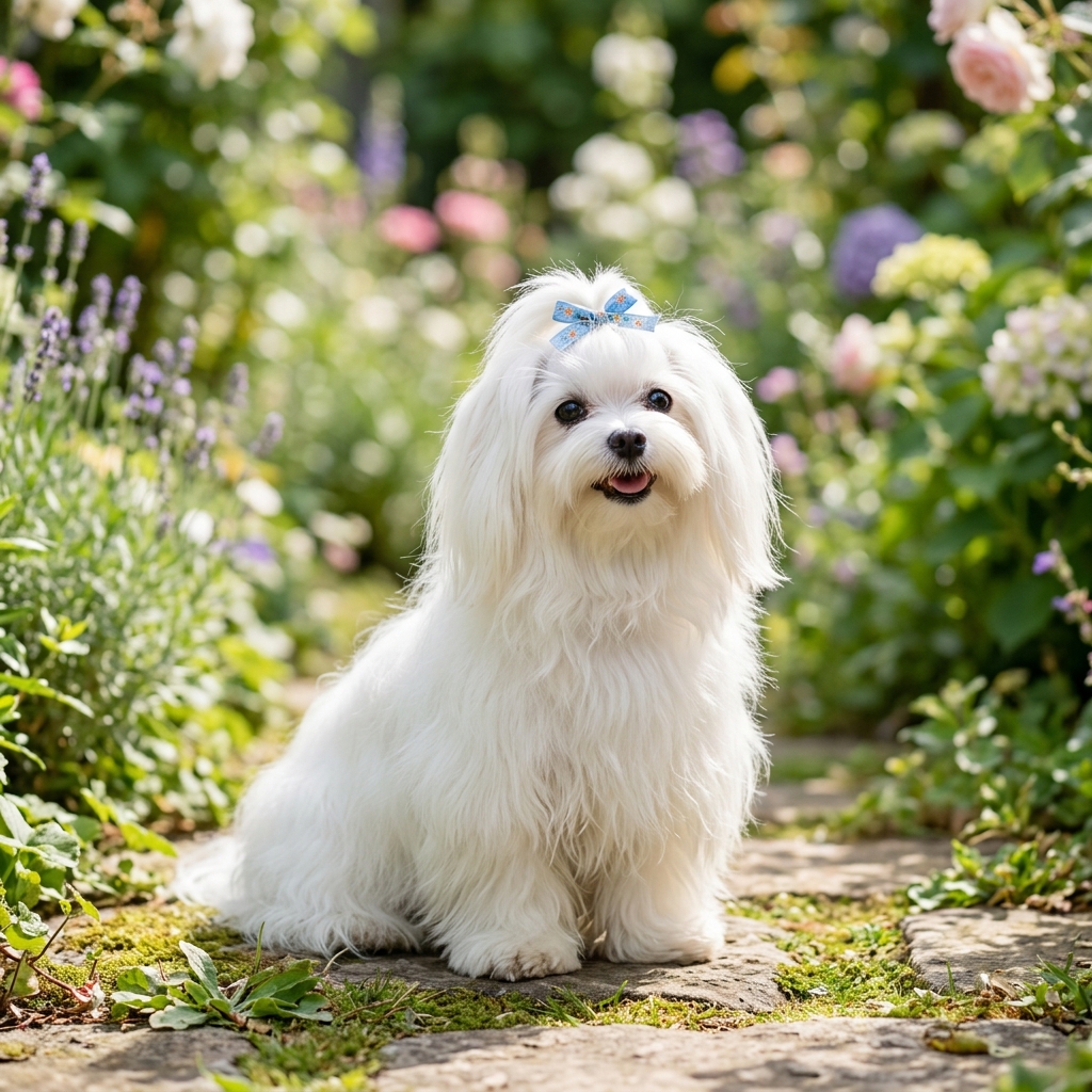 A cute rescue Maltese looking for a loving home
