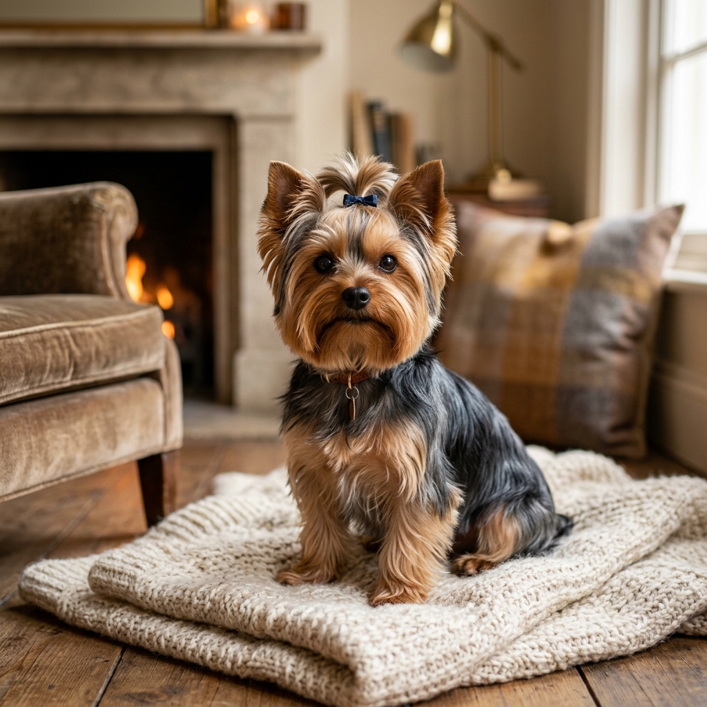 A cute rescue Yorkshire Terrier (Yorkie) looking for a loving home
